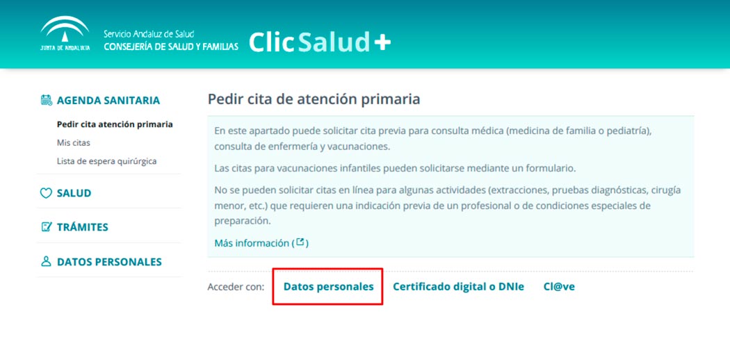 Acceso a ClicSalud+ - InterSAS