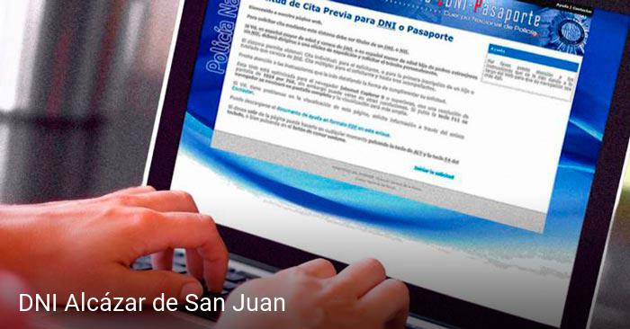 Cita Previa DNI Alcázar de San Juan