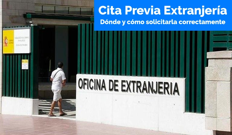 Cita previa para Extranjer\u00eda - C\u00f3mo solicitarla de forma correcta [2021]